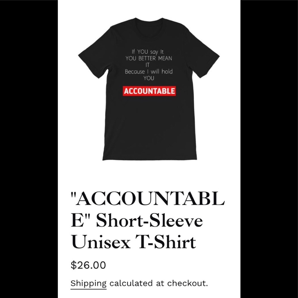 Held accountable